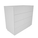 Comoda Evate, Alb, 90x82x45 cm