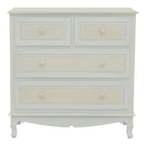 Comoda Joliene, Alb, 80x40x80 cm