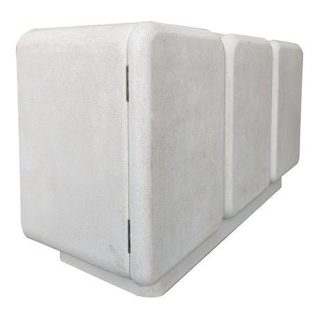 Comoda Kooldio, MDF, Alb, 120x38x69 cm