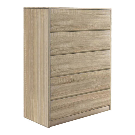 Comoda Kuanger, Natural, 80x40x109 cm