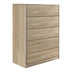 Comoda Kuanger, Natural, 80x40x109 cm