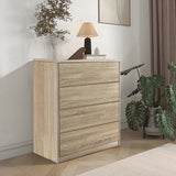 Comoda Kuanger, MDF, 80x40x80 cm - Stejar