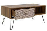 Comoda masuta de cafea Boho a, nuc, 100x50x46 cm