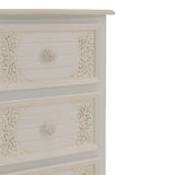 Comoda mdf Alb, antic, 40x34x82 cm