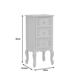 Comoda mdf Alb, antic, 40x34x82 cm