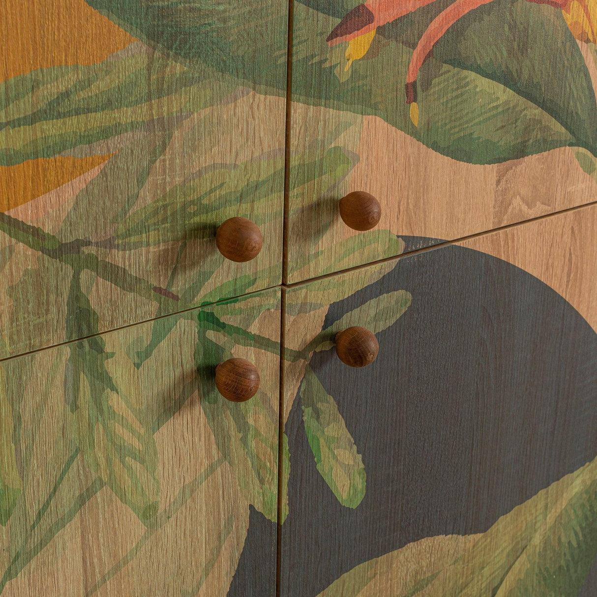 Comoda Multilux, 95x111x36 cm - Verde