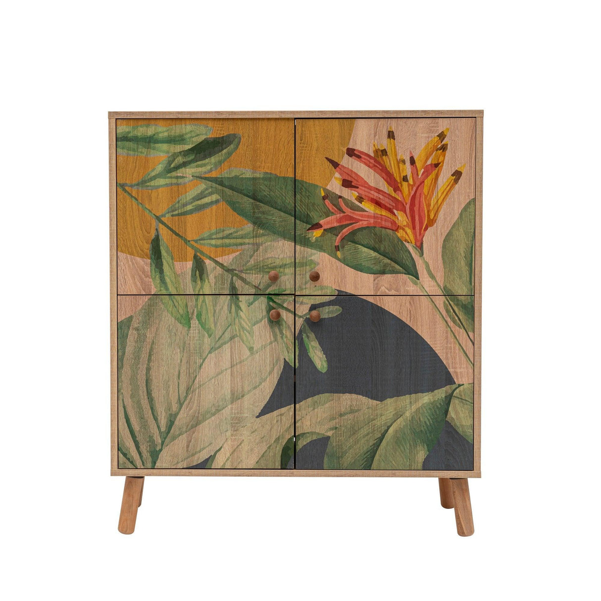 Comoda Multilux, 95x111x36 cm - Verde