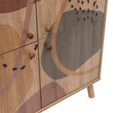 Comoda Multilux, 95x111x36 cm - Multicolor