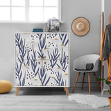 Comoda Multilux, 95x111x36 cm - Albastru