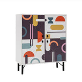Comoda Multilux, 95x111x36 cm - Galben