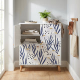 Comoda Multilux, 95x111x36 cm - Albastru