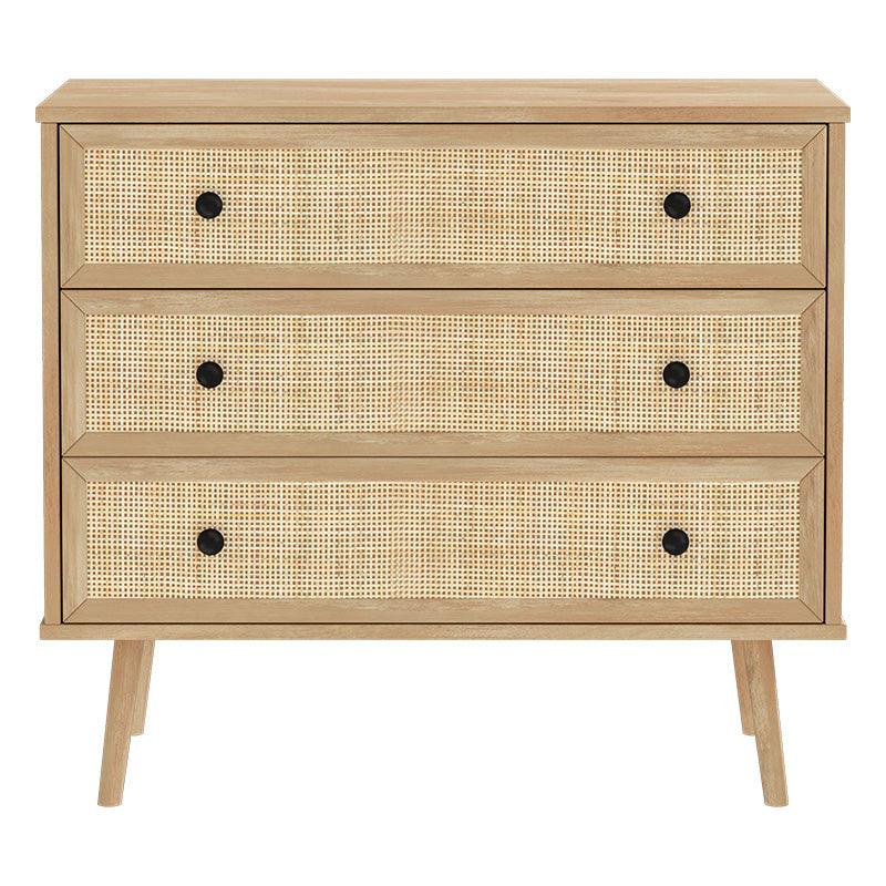 Comoda Oslo cu 3 sertare, Sonoma, 90x39x79 cm
