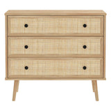 Comoda Oslo cu 3 sertare, Sonoma, 90x39x79 cm
