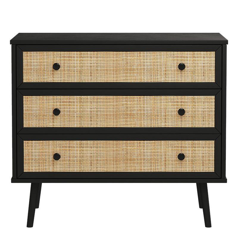 Comoda Oslo cu 3 sertare, Sonoma, 90x39x79 cm