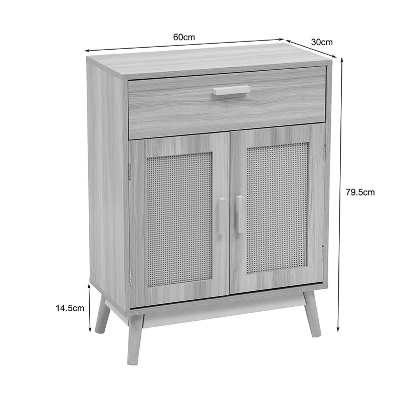 Comoda Scandy, MDF, Natural, 60x30x80 cm