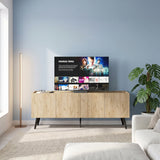 Comoda TV TVC-740-FF-1 Home Collection® Luna, Stejar, 180x63x42 cm