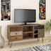 Comoda TV Boho, Nuc - Negru, 120x39x64 cm - 066-000002