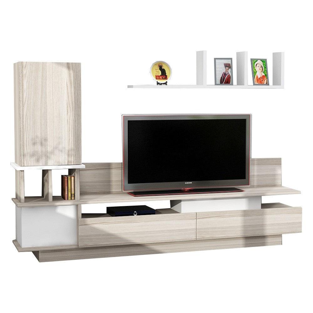 Comoda Tv Como - White, Cordoba, Alb, 118.5x31.5x17 cm