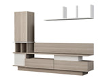 Comoda Tv Como - White, Cordoba, Alb, 118.5x31.5x17 cm