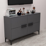 Comoda TV Ctn - Anthracite, Gri, 75x30x120 cm