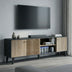 Comodă TV cu design modern, Tuscany Sonoma-Antracit, Stil Contemporan, PAL/MDF, 180x41x51 cm