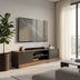 Comoda TV Sasa, Pal melaminat, 150x35x42 cm