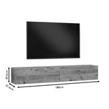 Comoda TV de perete Dello, 180x32x30 cm - Sonoma