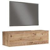 Comoda TV de perete Serit sonoma color, 100x31x29 cm