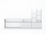Comoda Tv Dolunay - White, Alb, 164x91x25 cm