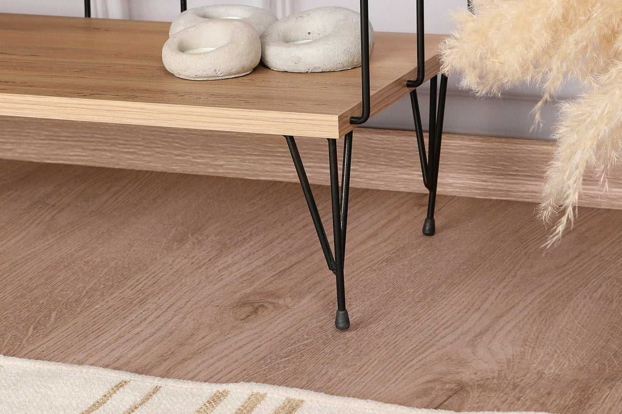 Comoda TV Eze, Crem - Alb - Maro - Gri, 120x45x30 cm - Crem