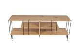 Comoda TV Eze, Crem - Alb - Maro - Gri, 120x45x30 cm - Crem