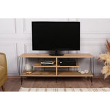 Comoda TV Eze, Crem - Alb - Maro - Gri, 120x45x30 cm - Crem