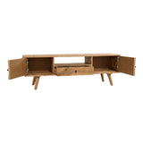 Comoda TV Firpo, Natural, 130x35x45 cm
