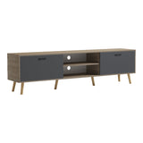 Comoda TV Gorna, 180x35x49 cm - Antracit