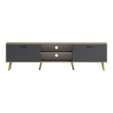 Comoda TV Gorna, 180x35x49 cm - Antracit
