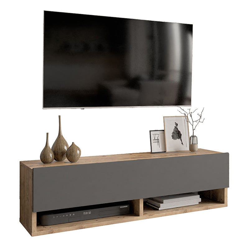 Comoda TV de perete Roscoe, 100x32x30 cm - Comoda TV de perete Roscoe, 100x32x30 cm - 176-000022