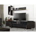 Comoda Tv Harlequin cu 3 Compartimente, Negru, 180 x 45 x 33 cm