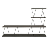 Comoda Tv ilgaz, Alb - Crem - Gri, 150x93x30 cm - Gri