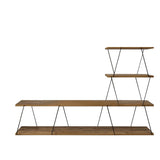 Comoda Tv ilgaz, Alb - Crem - Gri, 150x93x30 cm - Crem