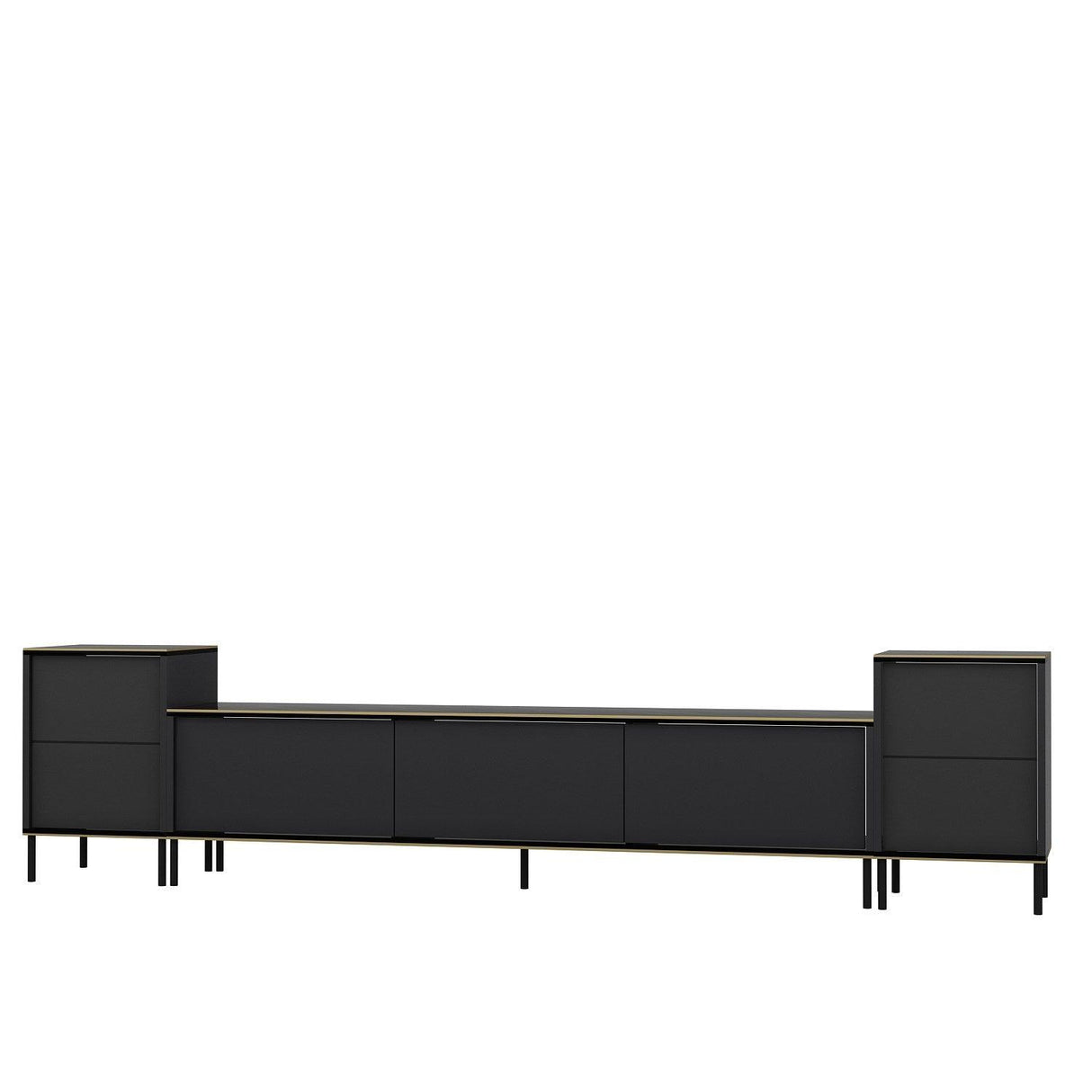 Comoda Tv Imaj, Gri, 180x45x35 cm - Gri