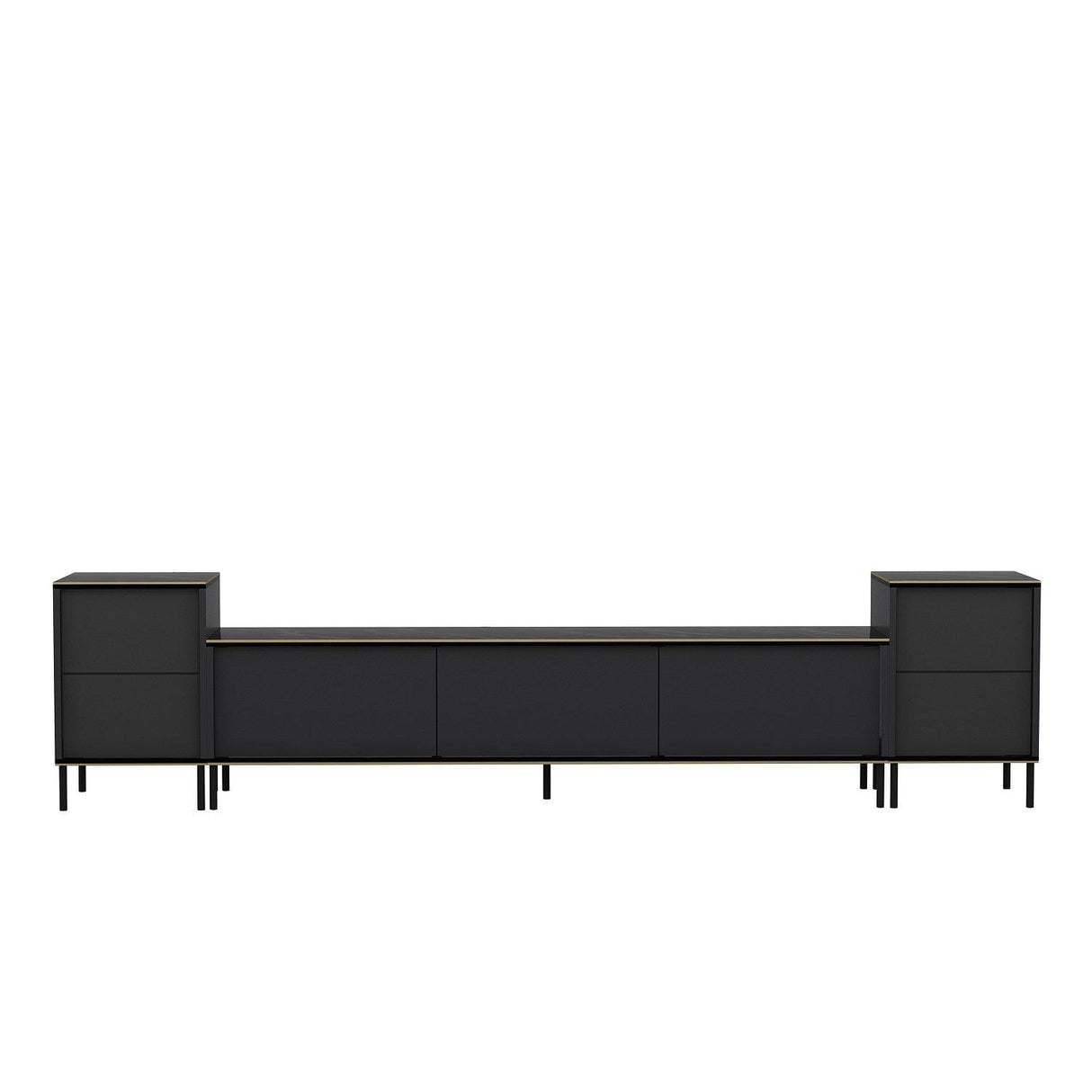 Comoda Tv Imaj, Gri, 180x45x35 cm - Gri