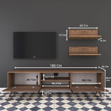 Comoda TV Jasmine, nuc, 80x35x48 cm