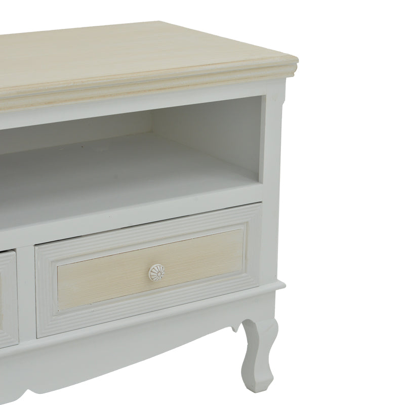 Comoda TV Joliene, Alb, 100x42x61 cm