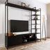Comodă TV Mat, stejar, negru, alb, 180x180x40 cm - 285LCV1137