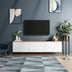 Comoda Tv Neon cu 3 Compartimente, Alb, 160 x 35 x 32 cm