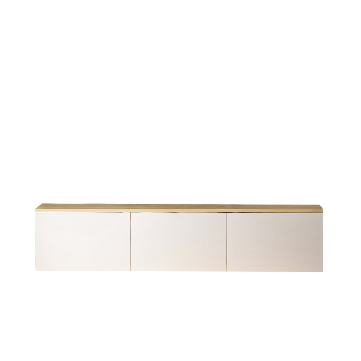 Comoda TV Neon Inarch, alb - stejar, pin atlantic, 160x32 cm - White
Oak