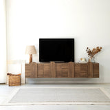 Comodă TV New Line Neostill, stejar - nuc, 180x35 cm