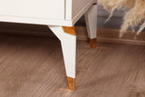 Comoda TV Posh, Alb - Maro inchis, 143x47x40 cm - Alb