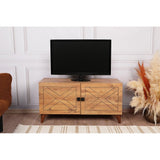 Comoda TV Roza, Lemn, Natural, 100x54x35 cm