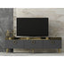 Comoda TV Safar - Anthracite, Gri, 45x30x150 cm